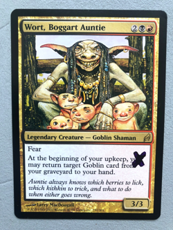 Mtg Carte Magic Lorwyn Wort Boggart Auntie English GP Stamped - Image 1