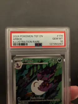 Pokemon TCG Arbok 176/162 PSA 10 Illustration Rare Temporal Forces - Image 3