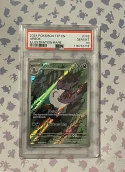 PSA 10! GEM! Arbok (176/162) Temporal Forces S&V Illustration Rare Pokemon Card! - Image 1