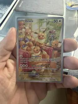 Pokemon TCG Eevee 188/167 Twilight Masquerade IR, Eng, NM - Image 1