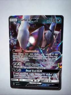 Darkrai GX 88/147 NM/MINT Ultra Rare Holo SM - Burning Shadows Pokemon TCG - Image 1