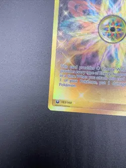 Pokemon Rainbow Energy 183/168 Sun & Moon Celestial Storm Gold MP - Image 2