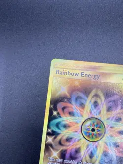 Pokemon Rainbow Energy 183/168 Sun & Moon Celestial Storm Gold MP - Image 5