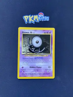Pokemon TCG Unown U Neo Discovery 51/75 Regular LP. - Image 1