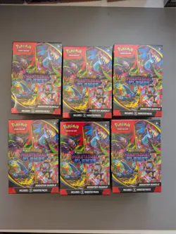 1x Pokemon TCG: Mega Evolution-Phantasmal Flames Booster Bundle 6 Booster Packs - Image 3
