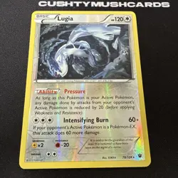 POKEMON LUGIA REVERSE HOLO XY FATES COLLIDE 78/124 - Image 2