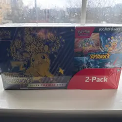 Pokemon SURGING SPARKS Elite Trainer Box Etb & Booster Bundle Costco 2 Pack - Image 1