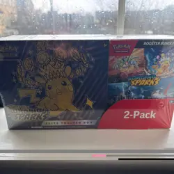 Pokemon SURGING SPARKS Elite Trainer Box Etb & Booster Bundle Costco 2 Pack - Image 2