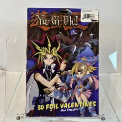2 VTG ‘96 Yu-Gi-Oh Valentines Day Cards 30 Foil + Stickers 32 Foil + Poster NOS - Image 2