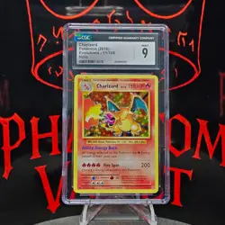 CGC 9 MINT Charizard 11/108 Evolutions Holo - 2016 Pokemon - Image 1