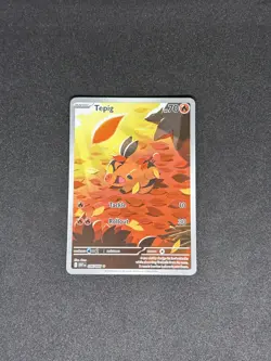 Pokemon TCG Tepig 096/086 Illustration Rare White Flare ENGLISH - Image 1