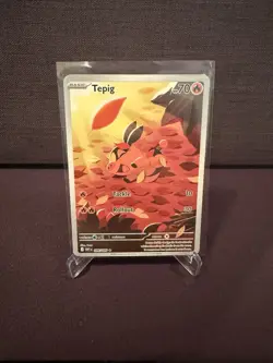 Pokemon TCG Tepig 096/086 IR Illustration White Flare Rare Card in NM Condition - Image 1