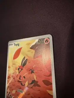 Pokemon TCG Tepig 096/086 IR Illustration White Flare Rare Card in NM Condition - Image 4
