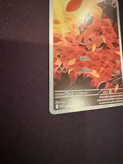Pokemon TCG Tepig 096/086 IR Illustration White Flare Rare Card in NM Condition - Image 5