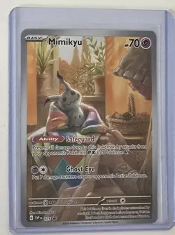 Mimikyu Pokemon SVP 075 Full Art Illustration Rare Black Star Promo NM - Image 1