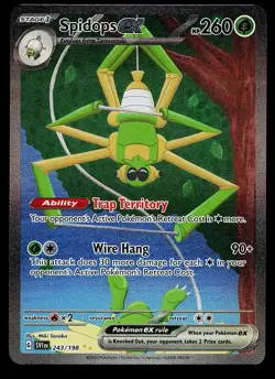 Pokemon Card - Spidops ex Scarlet & Violet Base Set 243/198 Holo SIR - Image 1