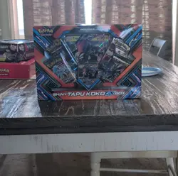 Pokemon TCG Shiny Tapu Koko GX Box Promo 2017 English 5 Cards Card Stock - Image 1