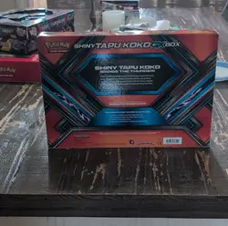 Pokemon TCG Shiny Tapu Koko GX Box Promo 2017 English 5 Cards Card Stock - Image 2