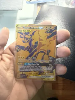Pokemon TCG Pikachu & Zekrom GX SM248 Holo Promo Card - Image 3