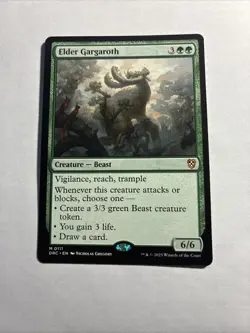 Elder Gargaroth - Commander: Aetherdrift MTG Plus Bonus Card!!! - Image 1
