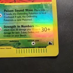 2003 Golbat 60/144 - Skyridge Reverse Holo Common - Pokemon TCG - LP - Image 3