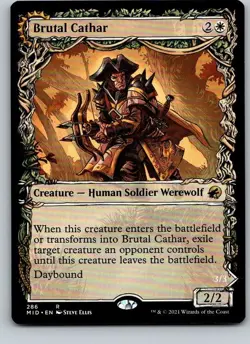 Brutal Cathar (Showcase) Innistrad: Midnight Hunt Regular - Image 1