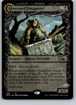 Graveyard Trespasser (Showcase) Innistrad: Midnight Hunt Regular - Image 1