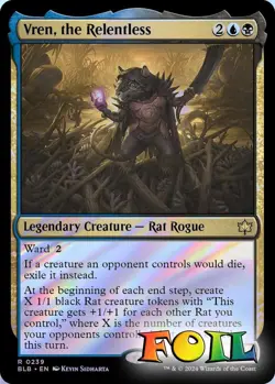 Vren, the Relentless 0239 MTG Bloomburrow Rare NP Foil - Image 1