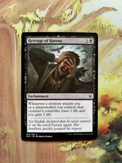 Revenge of Ravens [Throne of Eldraine] Near Mint MTG - Image 1