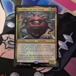 MTG Karazikar the Eye Tyrant 049/062 Adventure Forgotten Realms Foil - NM - Image 1