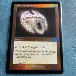 Pristine Talisman The Brothers' War: Retro Frame Artifacts Foil NM MTG - Image 1