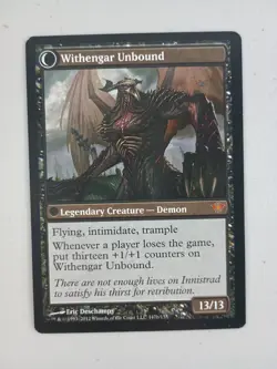 Magic The Gathering Elbrus the Binding Blade/ Withengar Unbound Dark 147/158 NM - Image 2