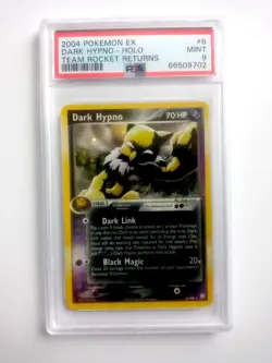 2004 DARK HYPNO #6/109 HOLO EX Team Rocket Return Pokemon Set - PSA 9 Mint - Image 1