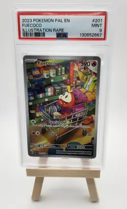 2023 FUECOCO #201 POKEMON PAL EN-PALDEA EVOLVED ILLUSTRATION RARE PSA 9 - Image 1