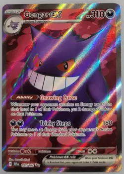 Gengar ex 193/162 SV05: Pokemon Temporal Forces Holo NM - Image 1
