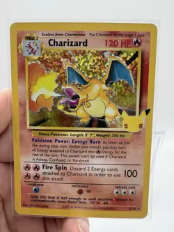 Pokemon TCG Charizard 4/102 Celebrations Classic Collection Holo Rare NM - Image 2