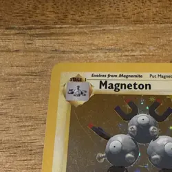 Magneton 9/102 Pokemon Card Holo WOTC Base Set - Image 2