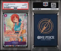O-Nami Illustration Box Vol. 1 Promo #062 OP05-062 One Piece English Foil PSA 10 - Image 3