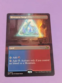 MTG Magic: Aetherdrift: Riverpyre Verge Borderless #0372 Rare - NM - Image 1