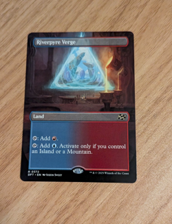 MTG Riverpyre Verge Aetherdrift Borderless NM - Image 1