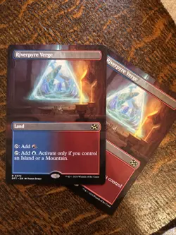 Riverpyre Verge (Borderless) Aetherdrift Regular NM-M Unplayed MTG Magic Hoxs - Image 1