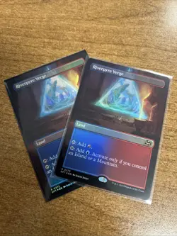 Riverpyre Verge (Borderless) Aetherdrift Foil NM-M Unplayed MTG 0372 Izzet - Image 1