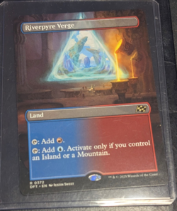 MTG Aetherdrift - Riverpyre Verge (Borderless) Rare R 0372 - Image 1