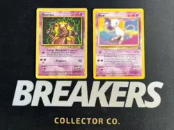 Wizards of the Coast (WotC) Black Star Promo Pokemon Card Lot: Mewtwo 14 & Mew 8 - Image 1