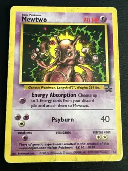 Wizards of the Coast (WotC) Black Star Promo Pokemon Card Lot: Mewtwo 14 & Mew 8 - Image 2