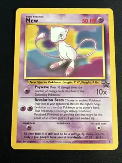 Wizards of the Coast (WotC) Black Star Promo Pokemon Card Lot: Mewtwo 14 & Mew 8 - Image 4