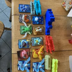 Pokemon The Movie 2000 Power Card Toy Lot of 14 Nintendo Burger King Vintage - Image 1