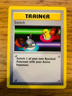 NM! Shadowless Switch (95/102) Base Set Rare Pokemon Card! FAST P&P! - Image 1