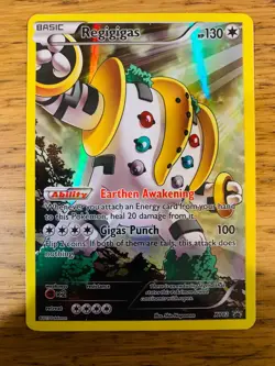 NM! Regigigas (XY82) Full Art Black Star Promo Pokemon Card! FREE P&P! - Image 1