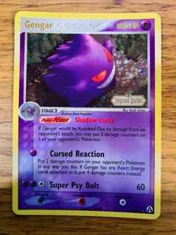 NM! Gengar (5/92) EX Legend Maker Stamped Reverse Holo Pokemon Card! FAST P&P! - Image 1